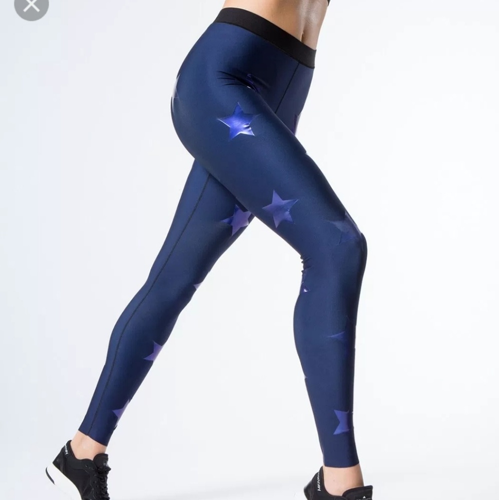 Ultracor Blue Star Silk Leggings - small